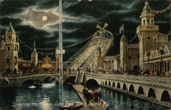 Shooting the Chutes, Luna Park, Coney Island New York