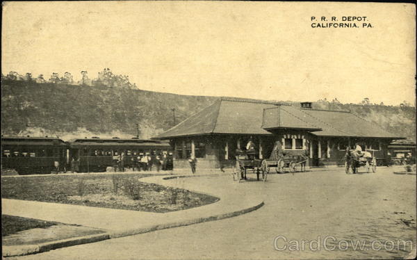 P. R. R. Depot California Pennsylvania