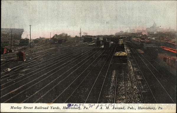 Maclay Street Railroad Yards Harrisburg Pennsylvania