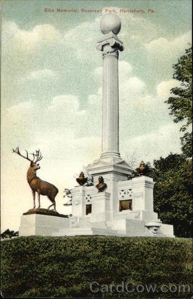 Elks Memorial, Reservoir Park Harrisburg Pennsylvania