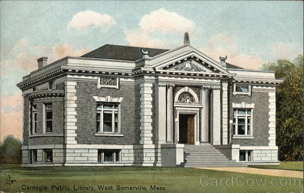 Carnegie Public Library West Somerville Massachusetts