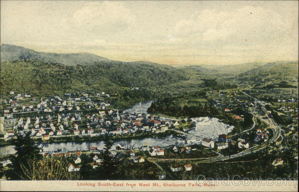 Looking Southeast from West Mt Shelburne Falls Massachusetts