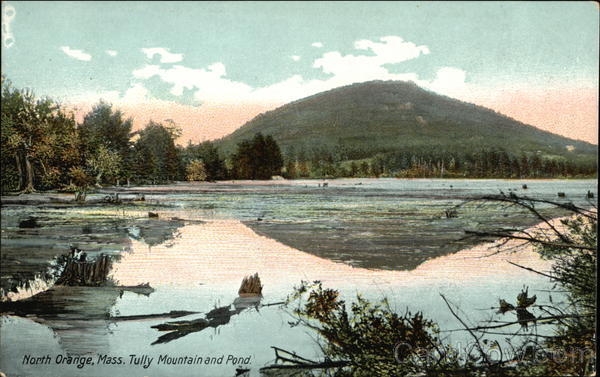 Tully Mountain and Pond North Orange Massachusetts