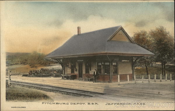 Fitchburg Depot B. & M Jefferson Massachusetts