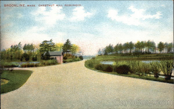 Chestnut Hill Reservoir Brookline Massachusetts