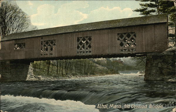 Old Covered Bridge Athol Massachusetts