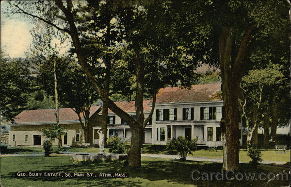 Geo. Bixby Estate, So. Main Street Athol Massachusetts