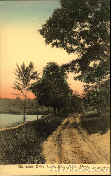Scenic Blakeside Drive at Lake Ellis Athol Massachusetts