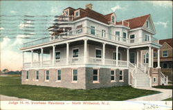 Judge H.H. Voorhees Residence Postcard