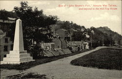 Site of John Brown's Fort Harpers Ferry, WV Postcard Postcard
