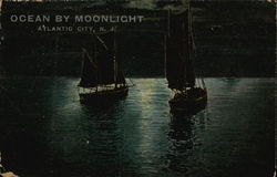Ocean By Moonlight Postcard
