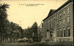 SWSNS Showing Dixon Hall California, PA Postcard Postcard