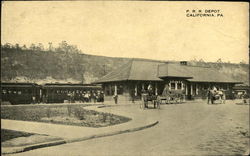 P. R. R. Depot Postcard