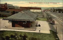 Maclay Street Station, P.R.R Postcard