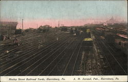 Maclay Street Railroad Yards Postcard