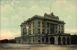 Philadelphia & Reading Station Postcard