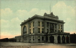 Philadelphia & Reading Station Postcard