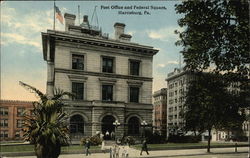 Post Office and Federal Square Postcard