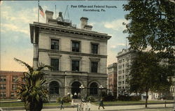 Post Office and Federal Square Postcard