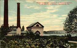 Water House and Lily Pond at Pumping Station Postcard
