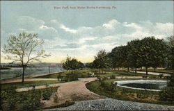 River Park from Water Works Postcard