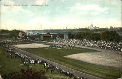 Island Park Harrisburg, PA Postcard Postcard