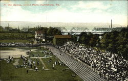 At the Games, Island Park Harrisburg, PA Postcard Postcard