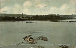 Susquehanna River Showing Filter Plant From South Street Postcard