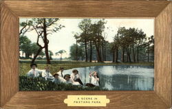 A Scene in Paxtang Park Postcard