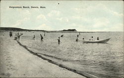 Corporation Beach Dennis, MA Postcard Postcard