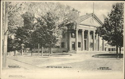 Porter's Pharmacy, Stetson Hall Postcard