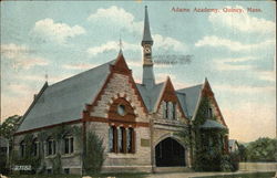Adams Academy Quincy, MA Postcard Postcard