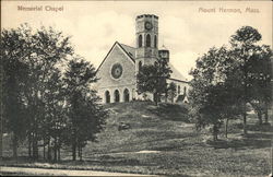 Memorial Chapel Mount Hermon, MA Postcard Postcard