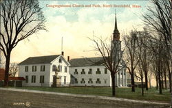 Congregational Church and Park Postcard