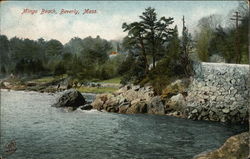 Mingo Beach Beverly, MA Postcard Postcard