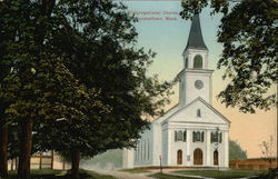 Congregational Church Belchertown, MA Postcard Postcard