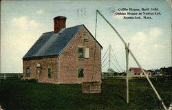Coffin House - Built 1686 Postcard
