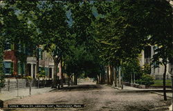 Upper Main Street, looking East Nantucket, MA Postcard Postcard