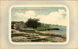 Bathing Beach, Dighton Rock Park Postcard