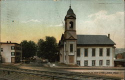 Methodist Church on Main Street Athol, MA Postcard Postcard