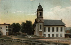 Methodist Church on Main Street Postcard