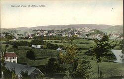 General View of Athol Massachusetts Postcard Postcard