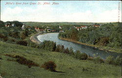 Miller's River From Green Street Athol, MA Postcard Postcard