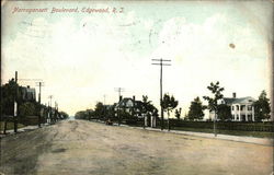 Narragansett Boulevard Postcard