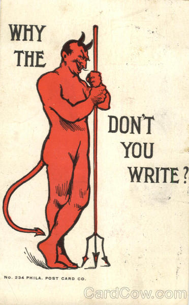 Why The Devil Don't You Write? Devils