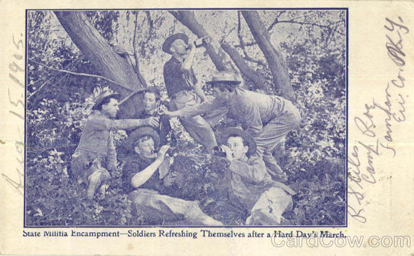State Militia Encampment Military