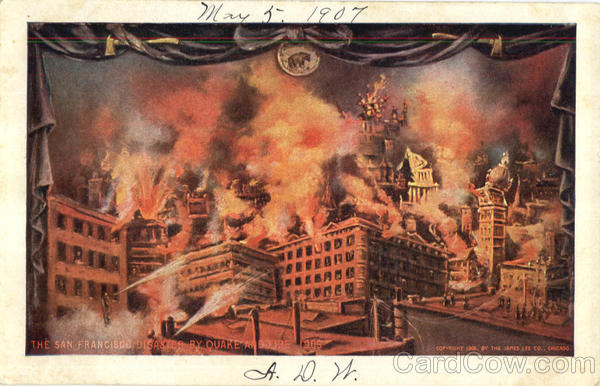 The San Francisco Disaster By Quake And Fire 1906 Disasters