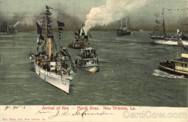 Arrival Of Rex New Orleans Louisiana