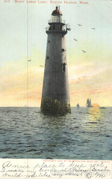 Minot Ledge Light Boston Massachusetts