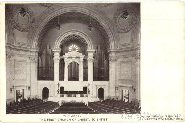 The First Church Of Christ Scientist Boston Massachusetts